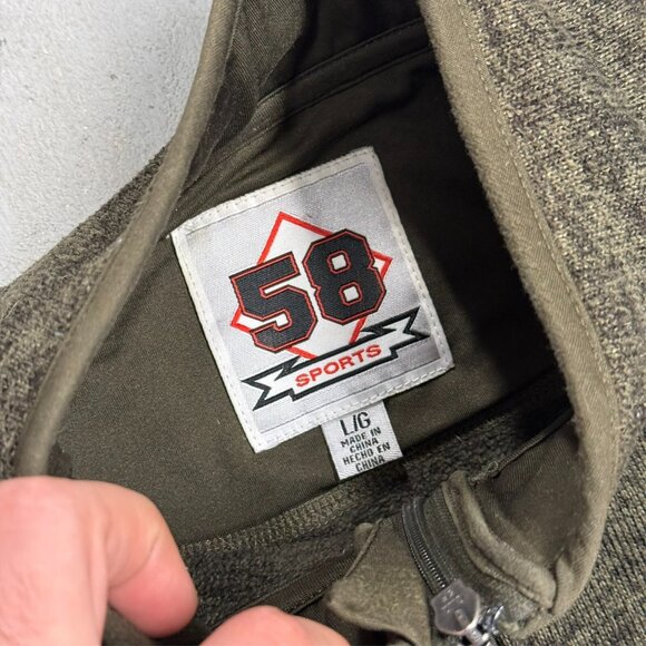 Michigan State Spartans MSU NCAA Football Full Zip Fleece Sweater Brown Large - Picture 6 of 8